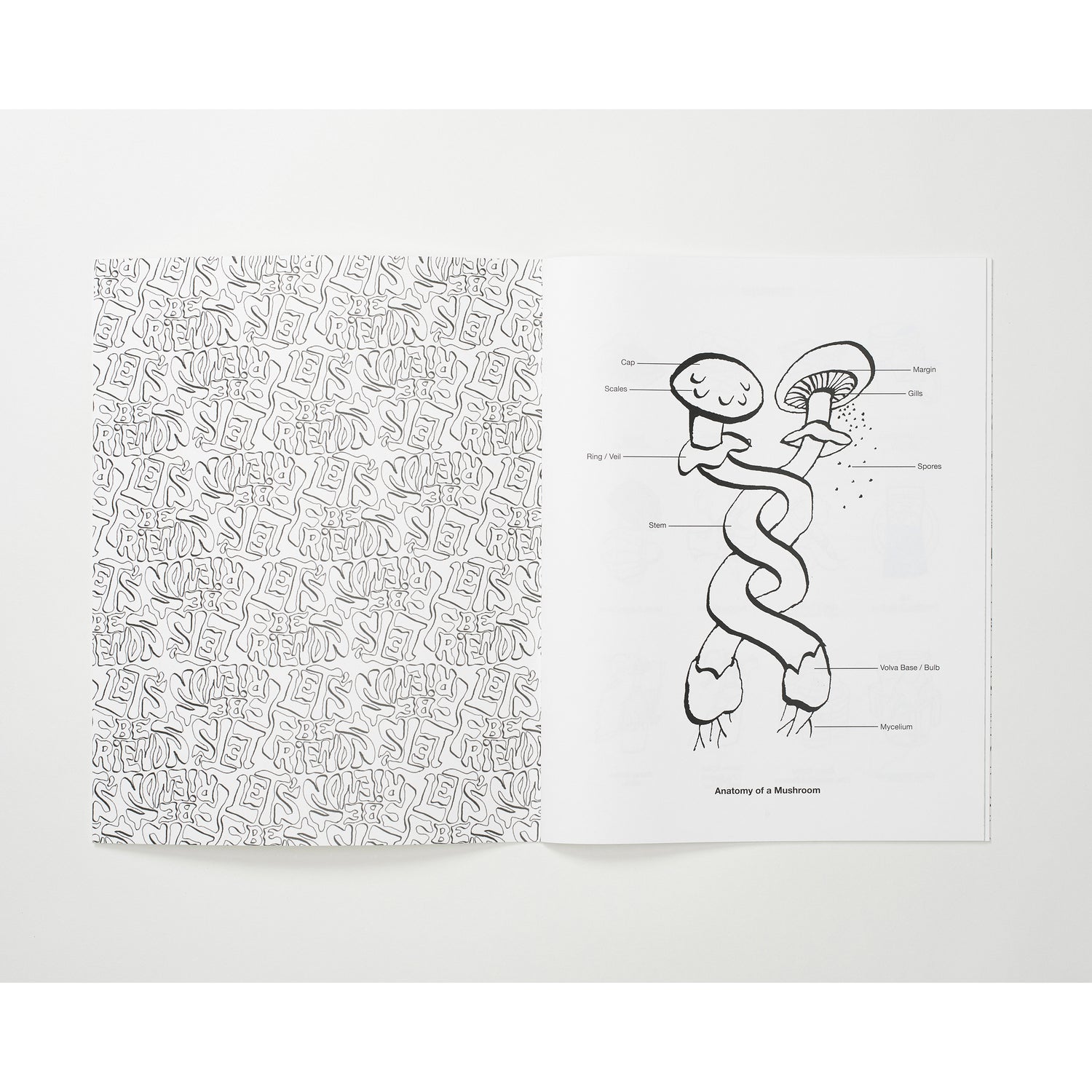 LET'S BE FRIENDS & GROW MUSHROOMS GUIDE