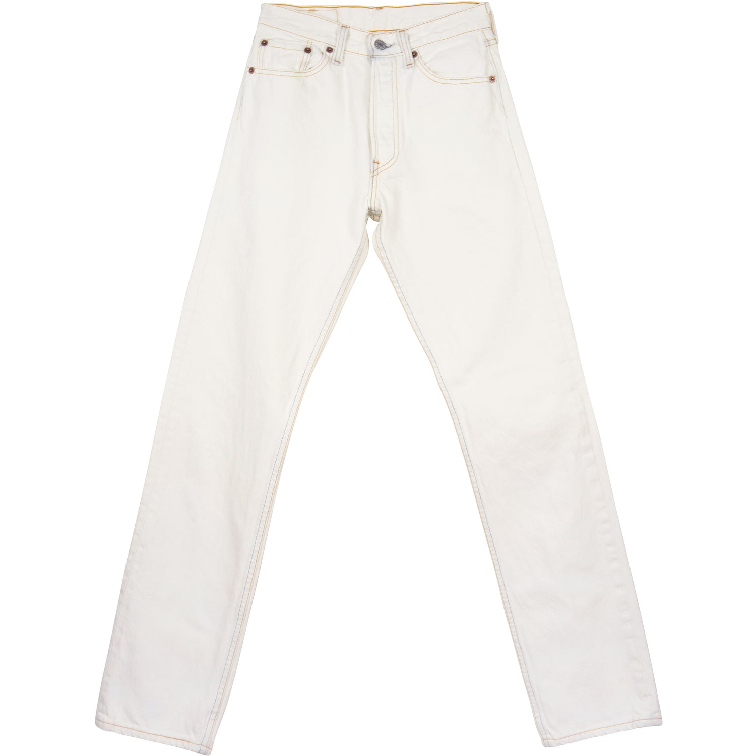 VINTAGE WHITE LEVI'S JEANS - SIZE 25