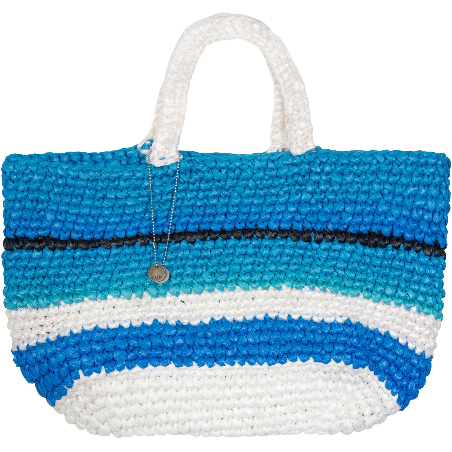 HAND WOVEN RECYCLED BEACH BAG