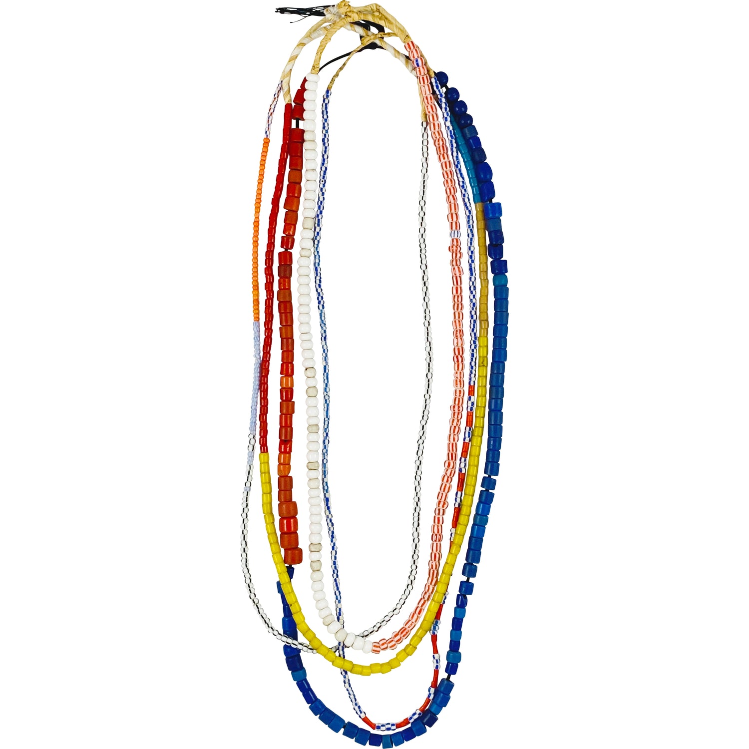 CURATED AFRICAN BEADED STRINGS x 5