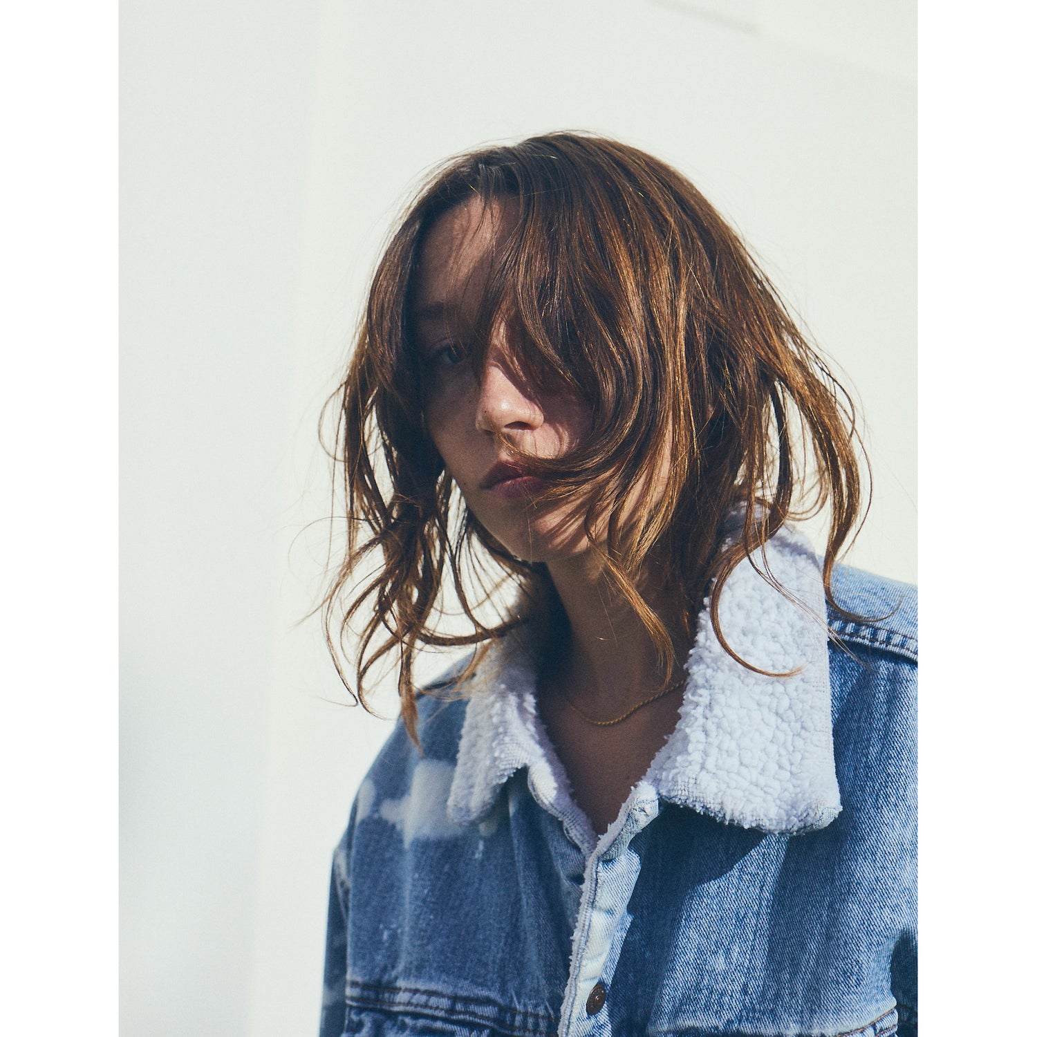 VINTAGE LEVI'S SHERPA DENIM JACKET