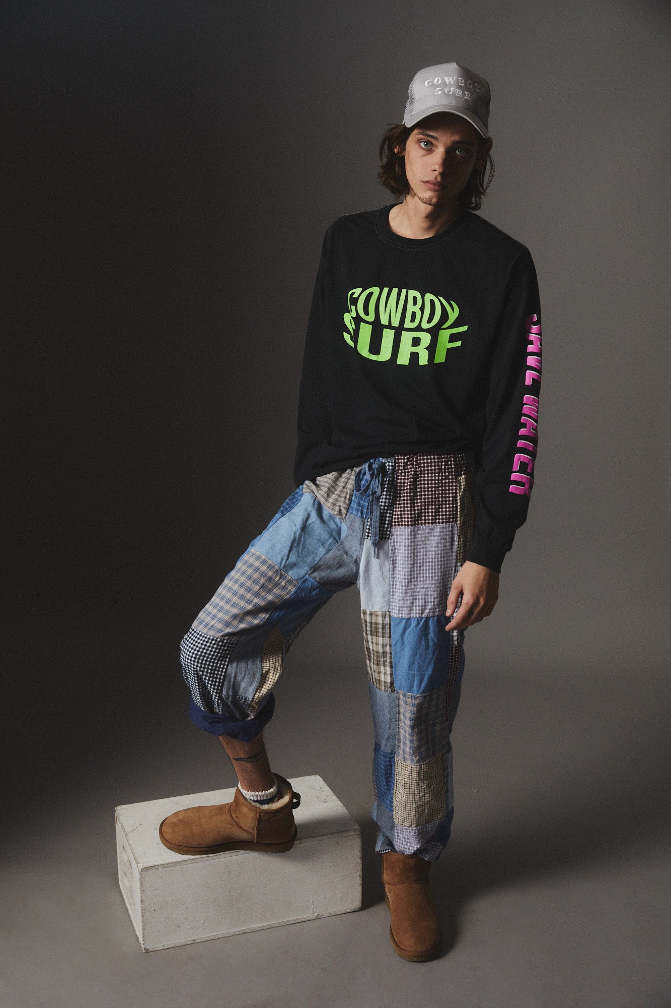 COWBOY SURF SAVE WATER LONG SLEEVE TEE