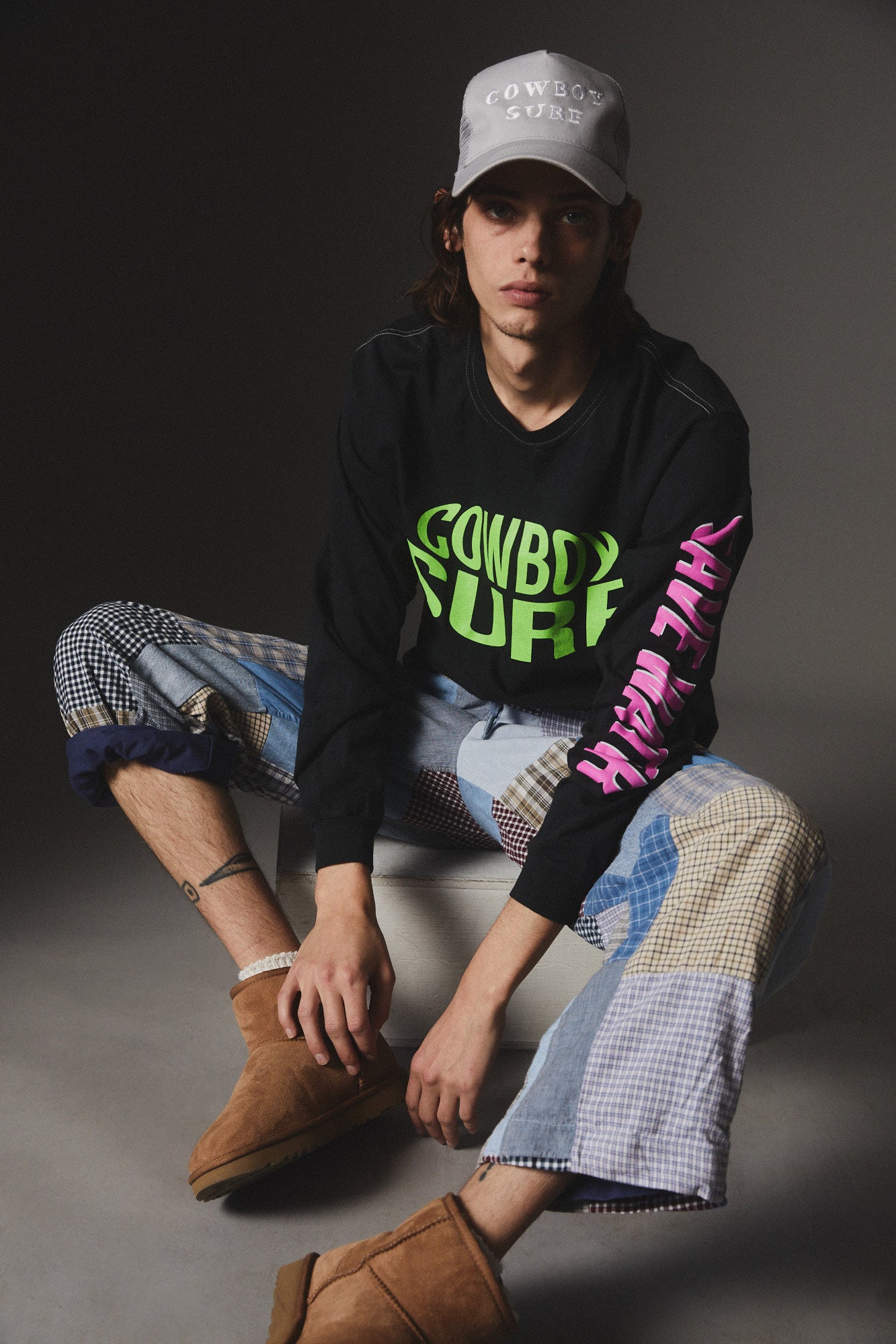 COWBOY SURF SAVE WATER LONG SLEEVE TEE