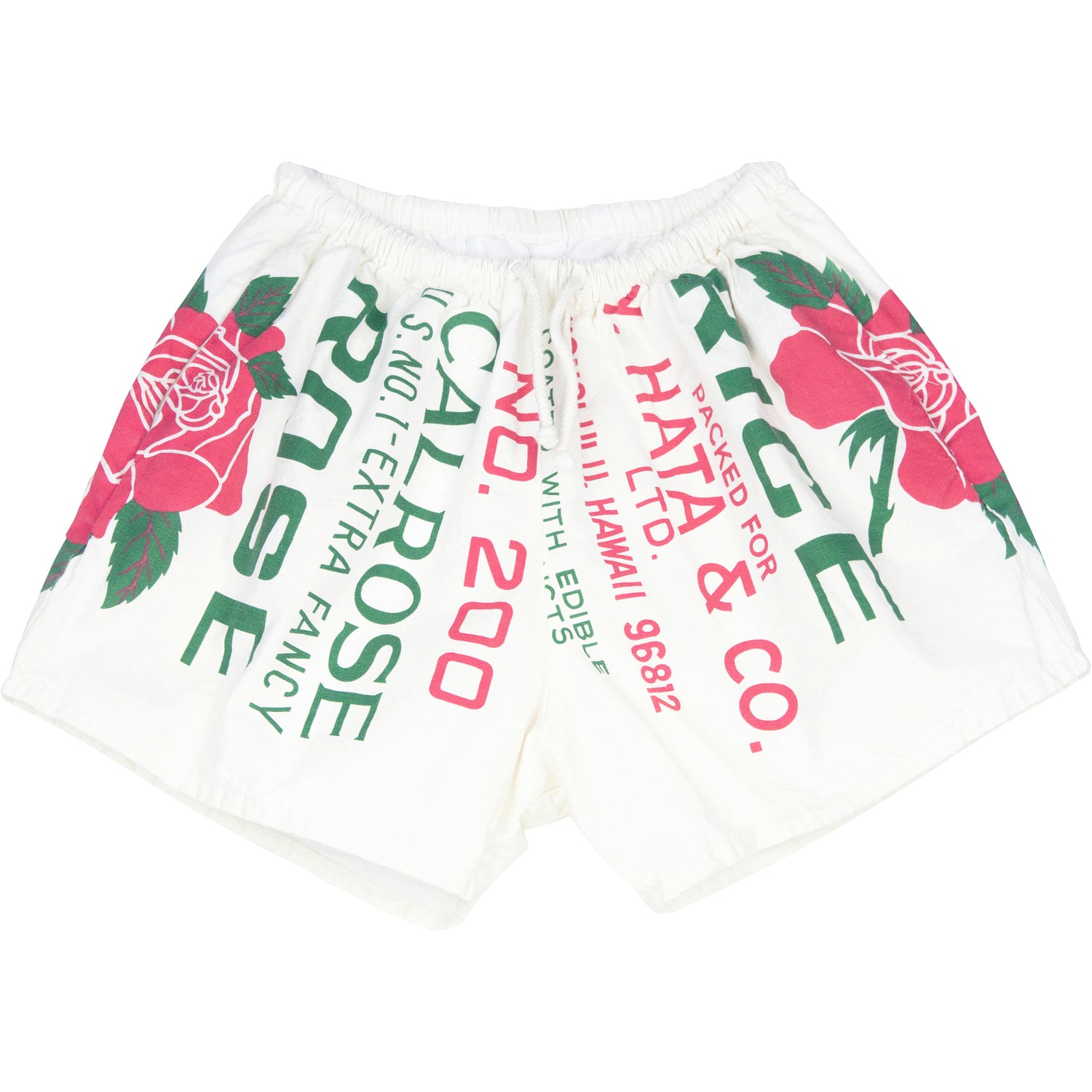 UPCYCLE HAWAII RICE BAG SHORTS