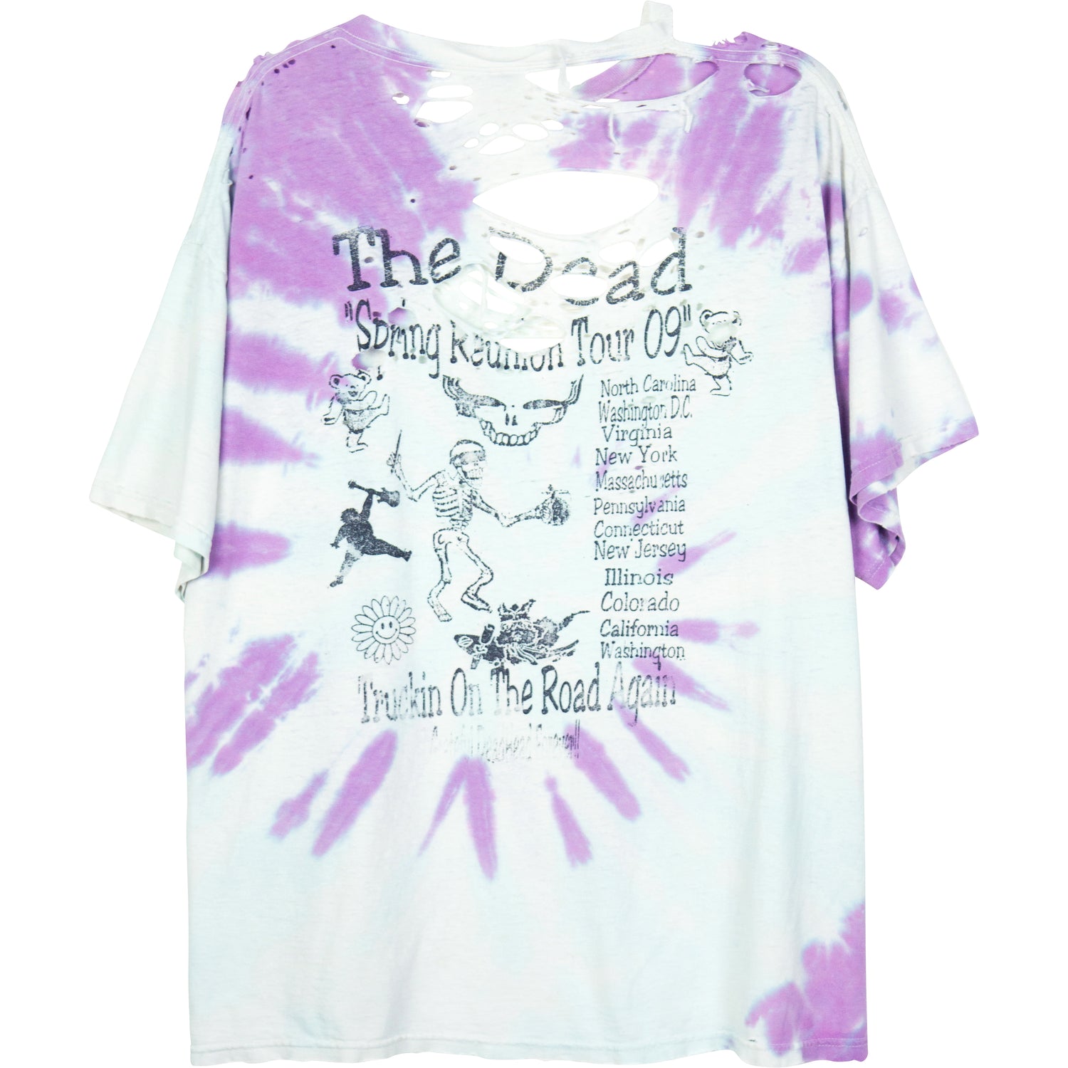 VINTAGE THRASHED GRATEFUL DEAD TEE