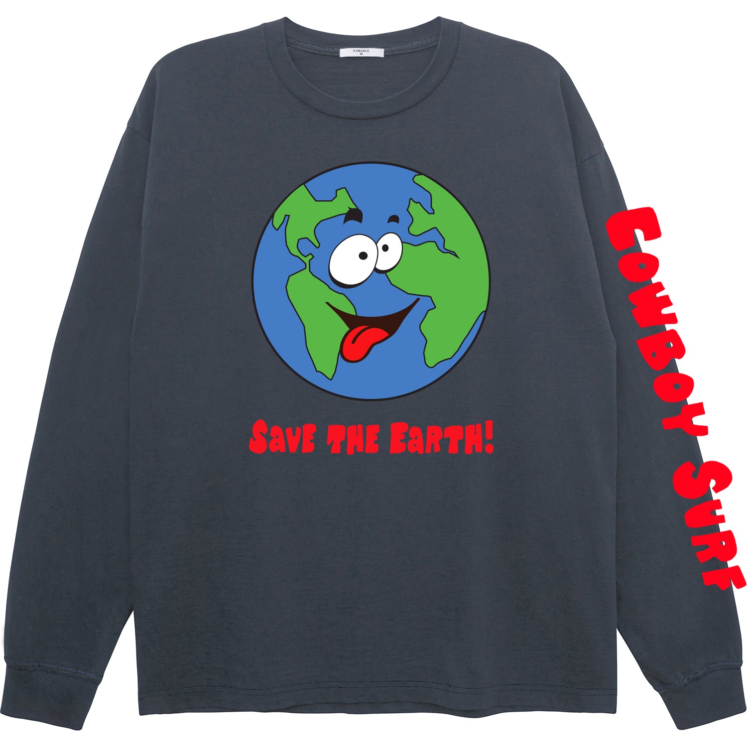 COWBOY SURF EARTH LONG SLEEVE TEE