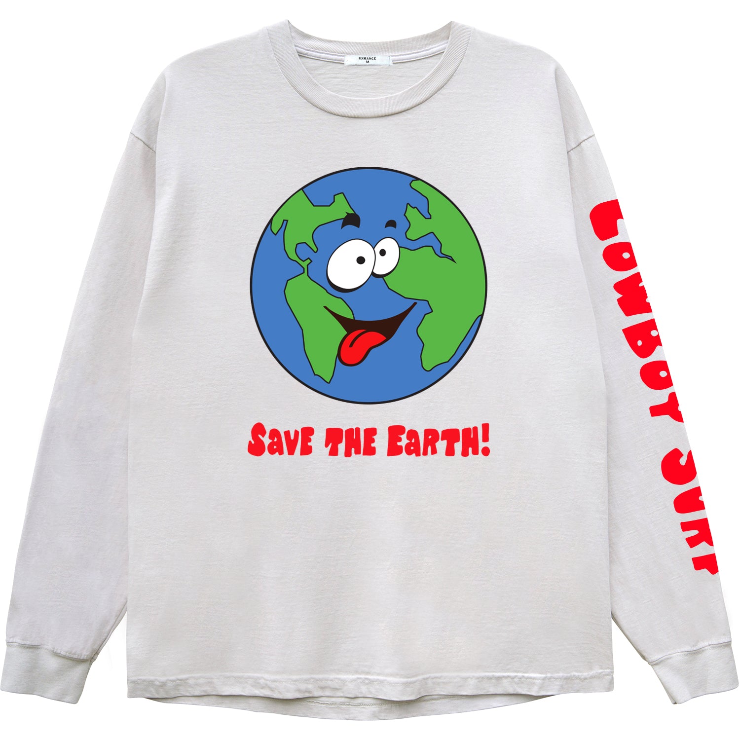 COWBOY SURF EARTH LONG SLEEVE TEE