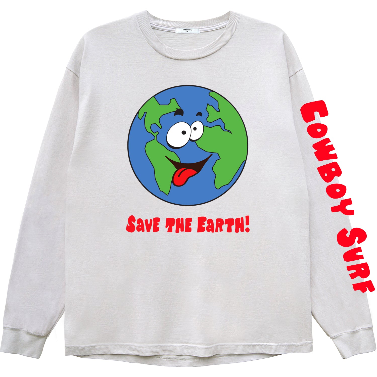 COWBOY SURF EARTH LONG SLEEVE TEE