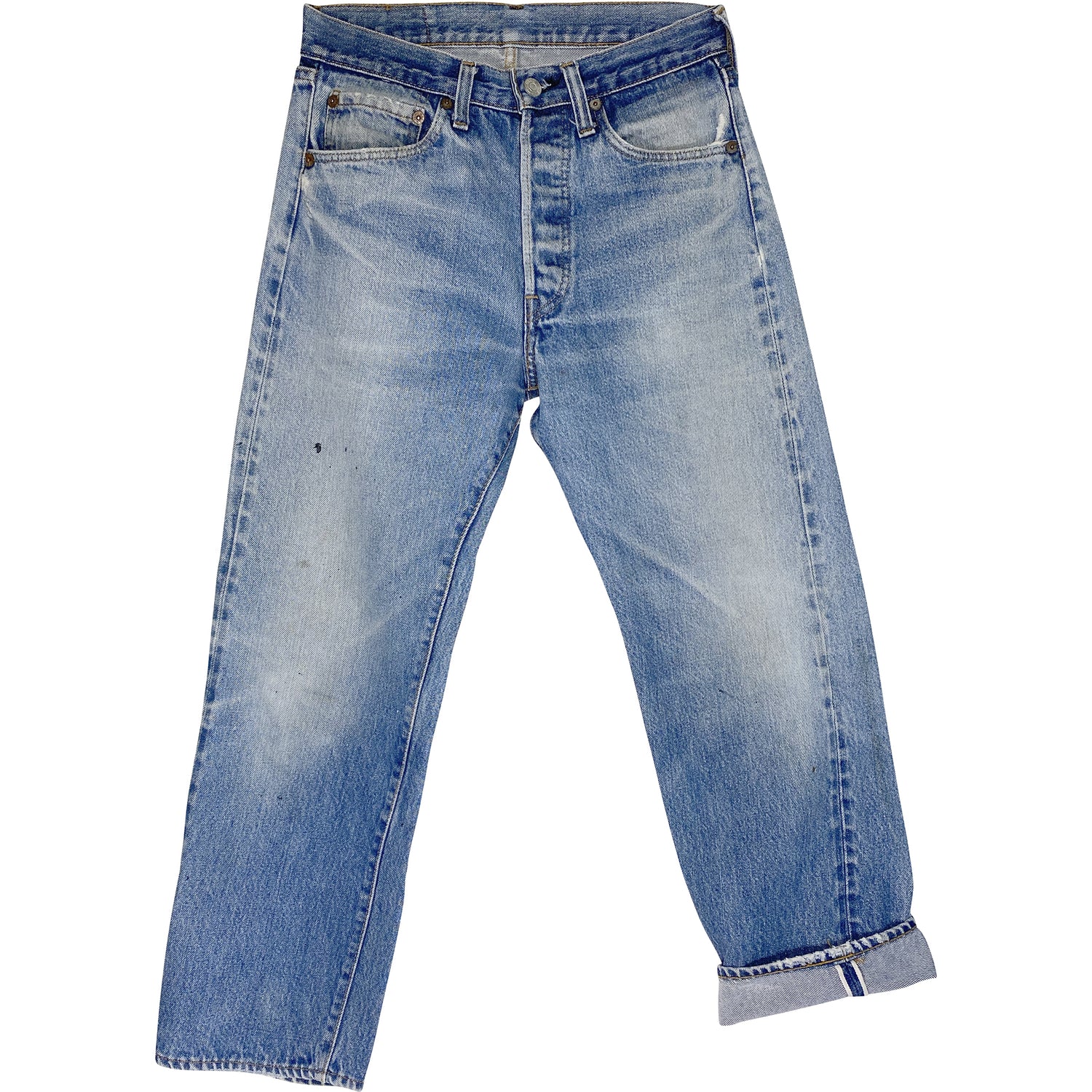 VINTAGE LEVI'S 501 SELVEDGE JEANS - SIZE 25