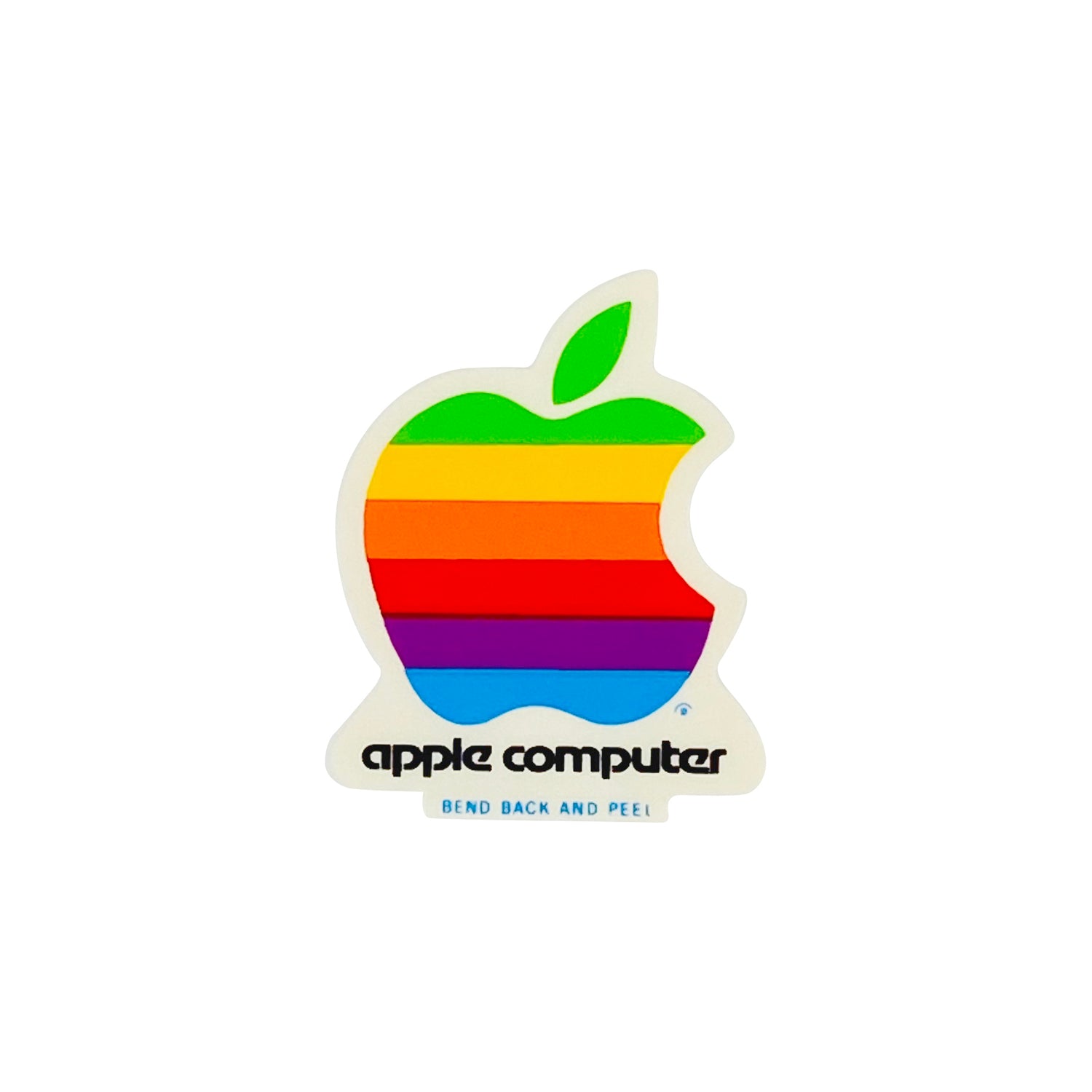 VINTAGE APPLE COMPUTER STICKER - SMALL