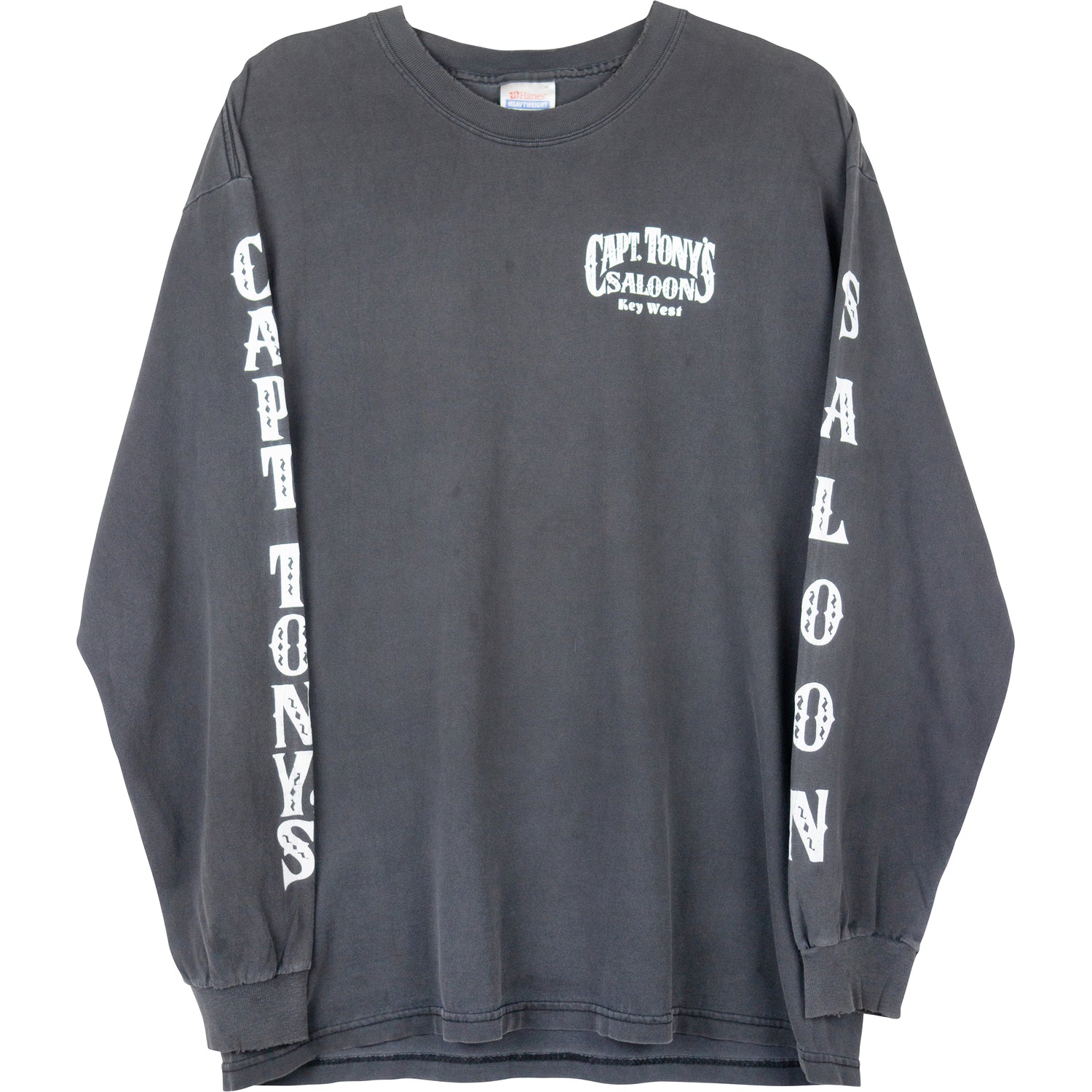 VINTAGE CAPT. TONY'S SALOON KEY WEST LONG SLEEVE TEE