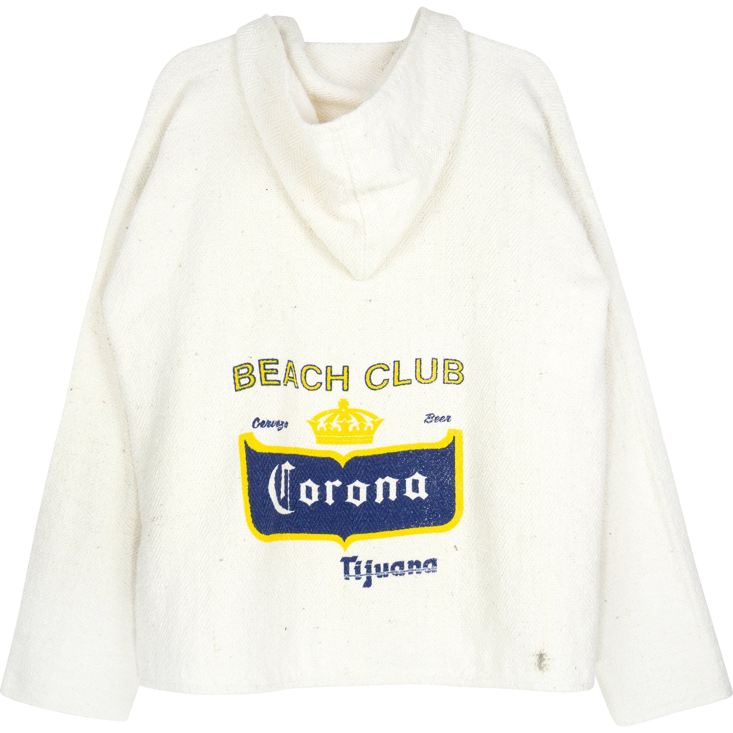 VINTAGE CORONA BEACH CLUB MEXICO BLANKET SWEATSHIRT