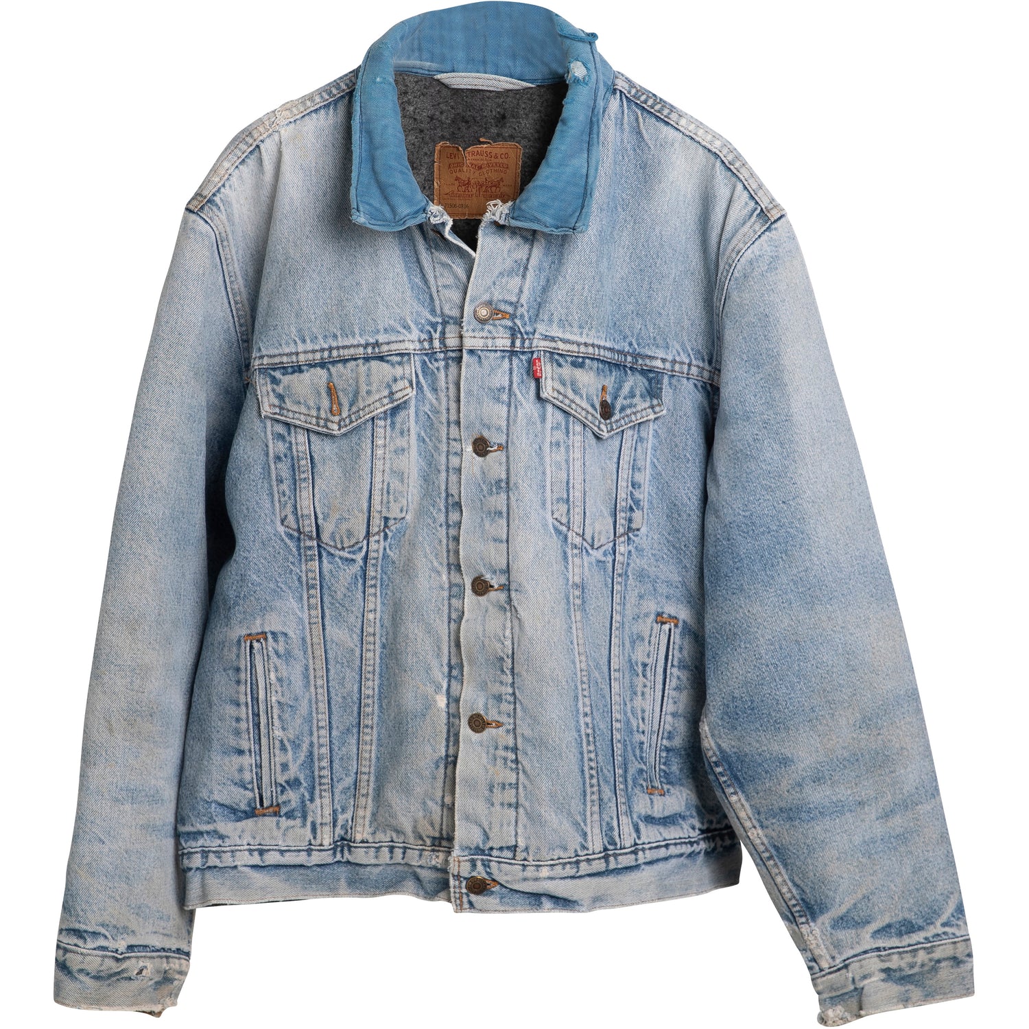 VINTAGE LEVI'S BLANKET LINED DENIM JACKET