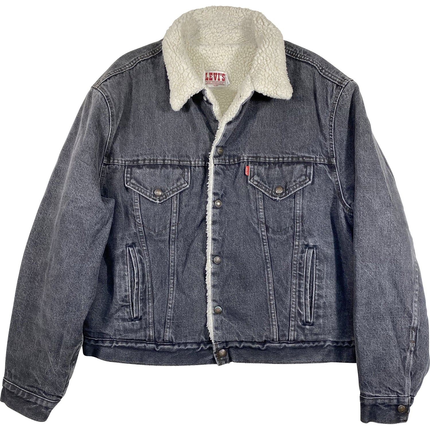 VINTAGE LEVI'S SHERPA DENIM JACKET