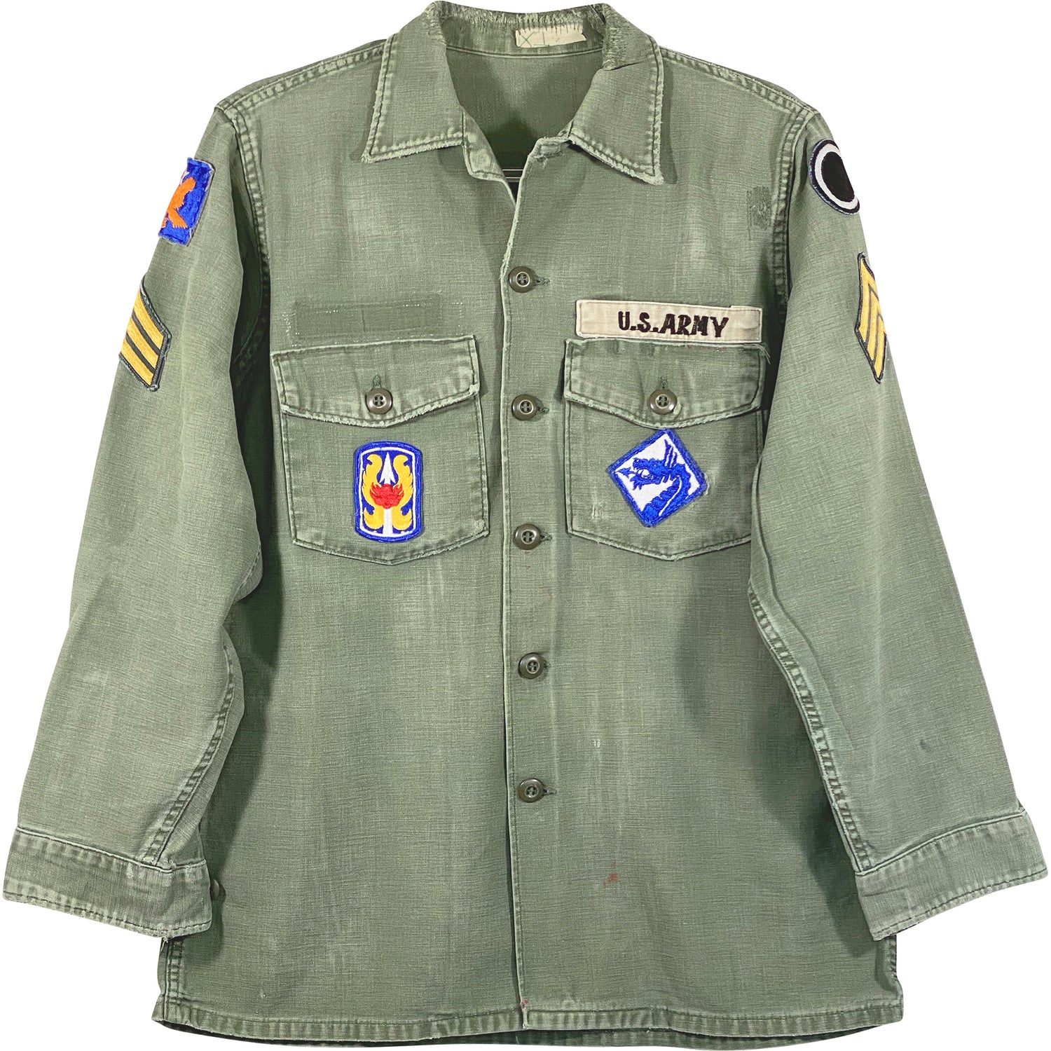 VINTAGE CUSTOMIZED MILITARY SHIRT