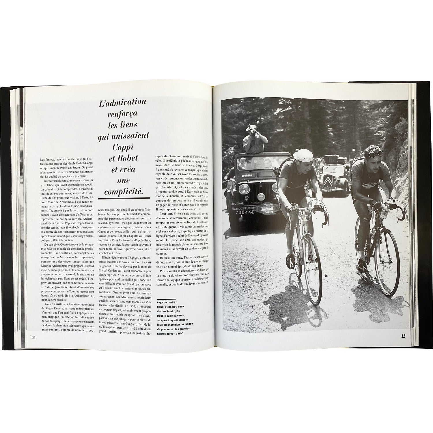 FAUSTO COPPI CYCLING BOOK