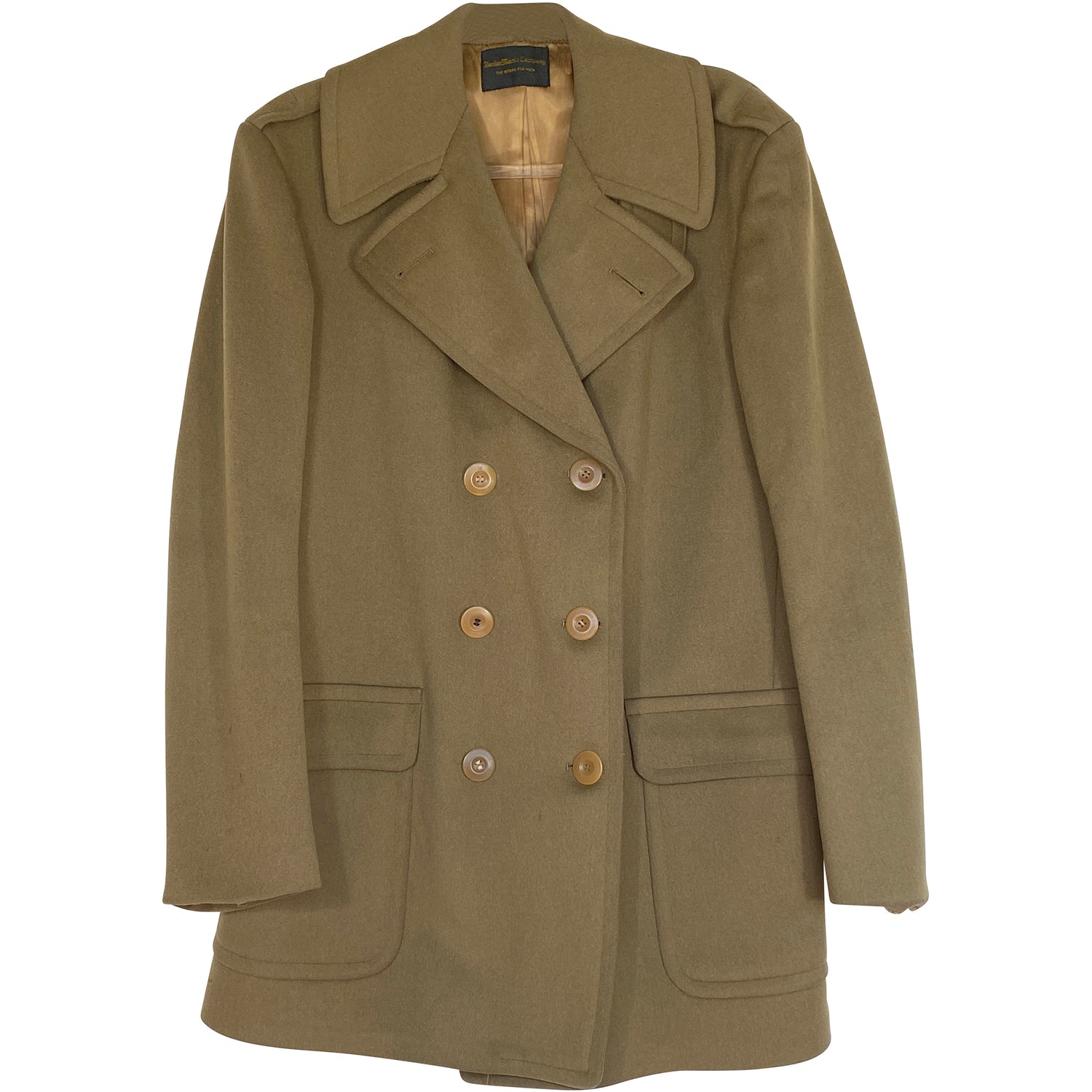 VINTAGE HEAVY WOOL MILITARY COAT