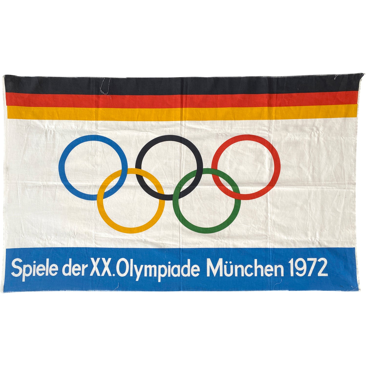 VINTAGE 1972 OLYMPICS BANNER