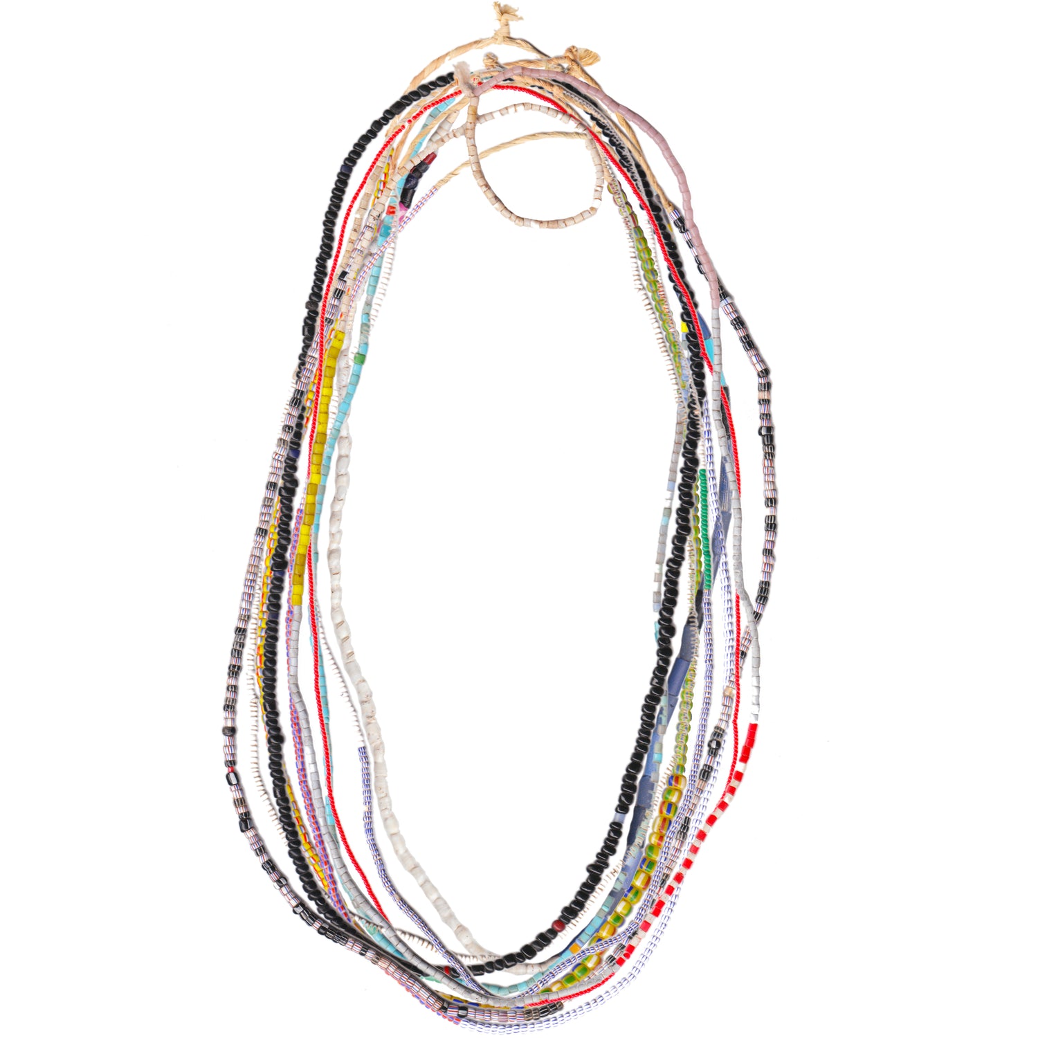 CURATED AFRICAN BEAD STRING X 10