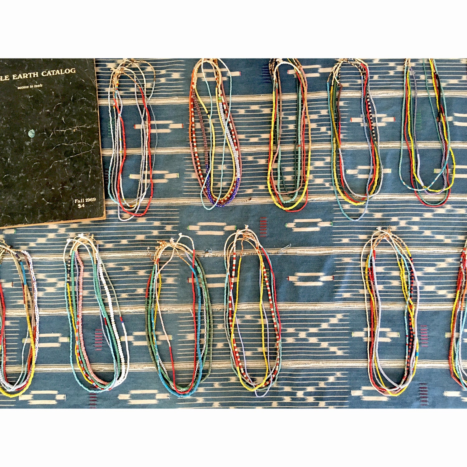 FIVE AFRICAN BEAD STRINGS